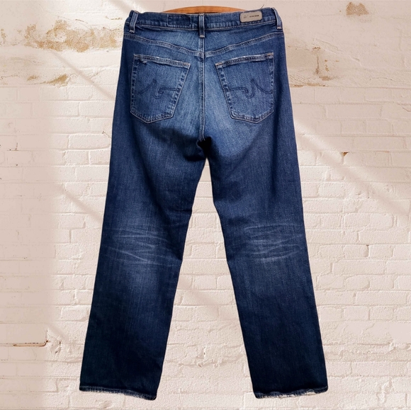 AG -ed Brinley Mid-Rise Straight Denim Jeans Size 30 - Picture 8 of 11